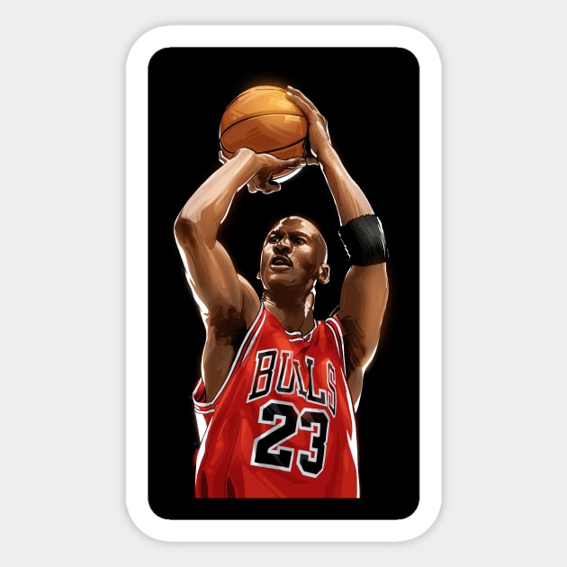 Michael Jordan Sticker by nabakumov